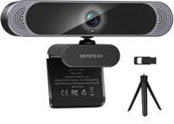 📸 2021 depstech 4k webcam: sony sensor & autofocus for laptop pc, streaming on zoom, skype, facetime, youtube logo