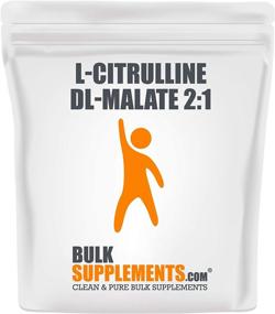 img 4 attached to BulkSupplements.com L-Citrulline DL-Malate 2:1 - Citrulline Powder - Citrulline Malate 2 1 - Unflavored Pre Workout - Vegan Pre-Workout Supplement (500 Grams - 1.1 lbs) for Enhanced Performance