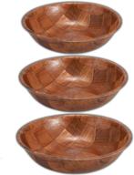 🥗 stylish wooden salad bowl set for elegant serving логотип