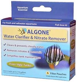 img 1 attached to Algone Large Aquarium Water Clarifier and Nitrate Remover: Achieve Crystal Clear Water!