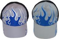 boys' n'ice caps color changing flame printed ball cap: a magical headwear choice! logo