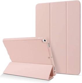 img 4 attached to 📱 BENTOBEN Slim Pink iPad Air 10.5" Case (3rd Gen) with Pencil Holder - Premium Protective Tablet Case for Apple iPad Air 3 10.5, 2019/ iPad Pro 10.5, 2017 - Auto Sleep/Wake Feature