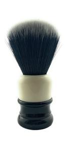 img 2 attached to 🪒 G.B.S Classic Synthetic Shaving Brush - Vegan Brush for Men's, Creates Lather Safety Razor, Wet Shaver's Choice Soft Bristles Pack 1 (Tuxedo) 21 MM Knot 100 mm (4" all)