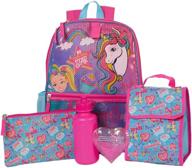 🎒 girls nickelodeon backpack lunch set logo