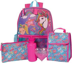 img 4 attached to 🎒 Girls Nickelodeon Backpack Lunch Set