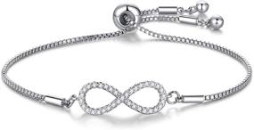 img 4 attached to CERSLIMO Infinity Bracelets Adjustable Friendship