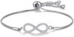 cerslimo infinity bracelets adjustable friendship logo