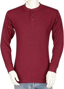 img 4 attached to 💪 Styllion Mens Henley Thermal Shirts: Stylish and Comfortable Men's Clothing