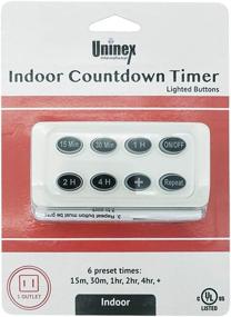 img 1 attached to Uninex PS97: Smart Digital Countdown Timer with Repeat Function, Lighted Buttons, UL Listed – Perfect for Single AC Outlet