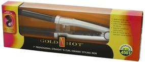 img 1 attached to Gold Hot Professional Ceramic Straight
