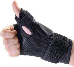 img 4 attached to 👍 Kimihome Thumb Spica Splint: Pain Relief for Tendonitis, Sprains, Carpal Tunnel - Fits Both Hands