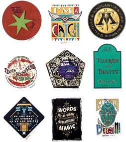 img 2 attached to 🔮 Harry Potter Wizarding World Vinyl Stickers Set- 50 Conquest Journals, Indoor/Outdoor Use, Waterproof, UV Resistant. Ideal for Gadgets, Potterfying Everything.