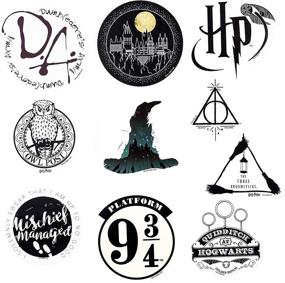 img 1 attached to 🔮 Harry Potter Wizarding World Vinyl Stickers Set- 50 Conquest Journals, Indoor/Outdoor Use, Waterproof, UV Resistant. Ideal for Gadgets, Potterfying Everything.