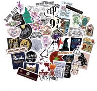 🔮 harry potter wizarding world vinyl stickers set- 50 conquest journals, indoor/outdoor use, waterproof, uv resistant. ideal for gadgets, potterfying everything. logo