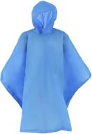 🌧️ stylish totes royal blue children's rain poncho – stay dry in style! logo