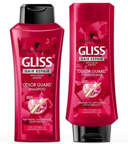 img 3 attached to 🌈 GLISS Color Guard Set: Shampoo and Conditioner for Colored or Highlighted Hair - Set of 2