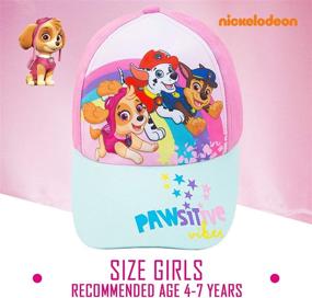 img 1 attached to 🐾 Adorable Nickelodeon Paw Patrol Baseball Cap for Toddler Girls (Ages 2-4)