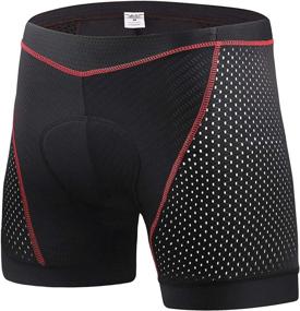 img 3 attached to 🚴 X-TIGER Men's Cycling Underwear Shorts with 5D Gel Padded, MTB Biking Pants featuring Breathable and Adsorbent Design