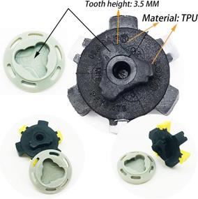 img 1 attached to Longkun 28 Count Golf Shoe Spikes - Replacements, 3.5MM Tooth Height, Easy Install Cleats for Golf Shoes