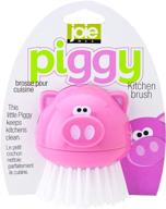 efficient kitchen dish cleaning with msc international 78473 joie oink oink scrub brush logo