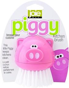 img 1 attached to Efficient Kitchen Dish Cleaning with MSC International 78473 Joie Oink Oink Scrub Brush