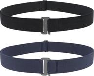 invisible belts elastic stretchy black men's accessories for belts logo