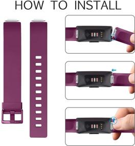 img 2 attached to [6 Pack] Bands Compatible With Fitbit Inspire HR &Amp