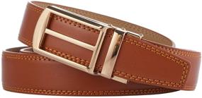 img 3 attached to Tonywell Leather Ratchet Buckle Perfect Men's Accessories