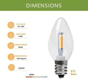 img 3 attached to 💡 C7 LED Light Bulbs