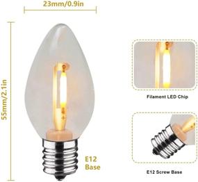 img 2 attached to 💡 C7 LED Light Bulbs