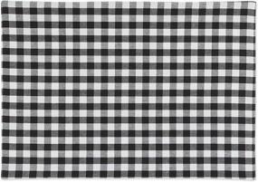 img 2 attached to DII Gingham Check Placemat Black