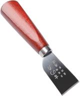 🔪 деревянный нож для выделывания кожи - нож cjrslrb для кожи, инструмент для обработки края кожи, инструмент для резки кожи логотип
