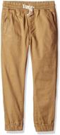 👖 lucky brand boys' woven jogger: stylish and comfortable bottoms for active kids logo
