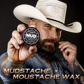 img 2 attached to 🧔 Bossman Unscented Mustache Wax - 1oz - Strong Hold for Grooming, Training, and Styling Mustaches