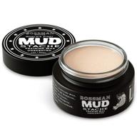 🧔 bossman unscented mustache wax - 1oz - strong hold for grooming, training, and styling mustaches logo