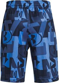 img 1 attached to 🩳 Renegade 3.0 Printed Shorts for Boys by Under Armour