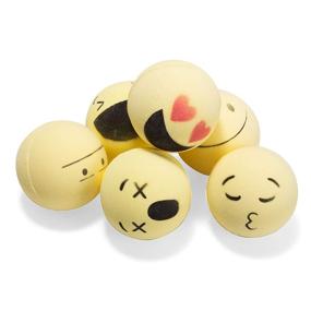 img 1 attached to JOYIN Emoji Bath Bombs with Toys Inside - 6 Pack Natural Bubble Bath Bombs, Fizzy Bath Bombs Gift Set - Perfect for Birthday, Christmas, Valentines Day, Easter - Ideal for Boys and Girls