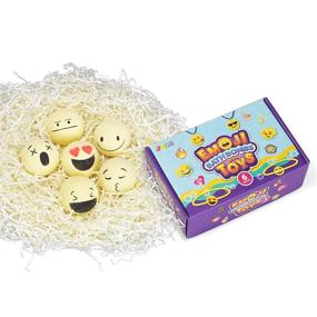 img 3 attached to JOYIN Emoji Bath Bombs with Toys Inside - 6 Pack Natural Bubble Bath Bombs, Fizzy Bath Bombs Gift Set - Perfect for Birthday, Christmas, Valentines Day, Easter - Ideal for Boys and Girls