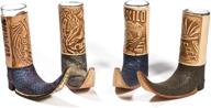 🍸 authentic mexican leather mini boot tequila: unparalleled craftsmanship with an exquisite twist! logo