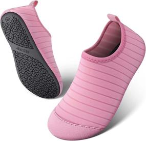 img 4 attached to Туфли для девочек SEEKWAY Toddler Lightweight Barefoot Aquatics: идеально подходят для спортивных занятий.