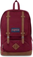 jansport js00t52r cortlandt backpack black: sleek, stylish, and spacious logo