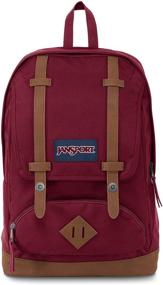 img 4 attached to JanSport JS00T52R CORTLANDT Backpack Black: Sleek, Stylish, and Spacious