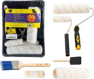 🖌️ bates paint roller set - 11 piece home painting supplies with brushes, tray, and tools logo