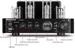 img 2 attached to 🎶 Nobsound MS-10D MKIII HiFi Bluetooth Трубный усилитель мощности для стерео сабвуфера Амп USB/Optical/Coaxial