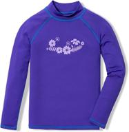 tsla tm gsr20 plm_small girls sleeve rashguard sports & fitness in water sports logo