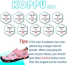 img 2 attached to 👟 Детские кроссовки SkyBlue Koppu Drainage для ходьбы - босоногие