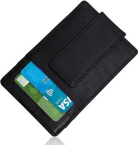img 4 attached to 💼 Slim Money Clip Wallet: Stylish Men's Accessory for Organizing Wallets, Cards & Cash