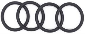 img 2 attached to AOIT 4-Pack Rubber O Rings for Quick Release Bumper Fender Fastening