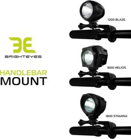 img 2 attached to 🔦 Bright Eyes Compatible Mounts: Perfect for GoPro & 1200/1600/1800 Lumen Bike Lights, Fits Similar Models (Lights not Included)