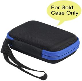 img 3 attached to Co2Crea Hard Travel Case Replacement For Samsung T7 Touch Portable SSD 500GB 1TB 2TB External Solid State Drives (Black Case + Inside Blue)